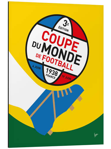 Quadro em alumínio 1938 World Cup France