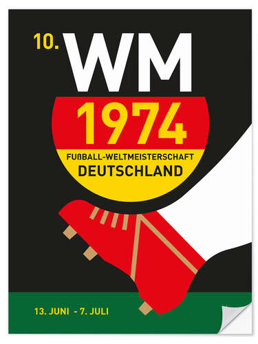 Sticker mural 1974 World Cup Germany