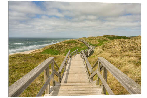 Gallery print Footbridge through the dunes in Wenningstedt, Sylt