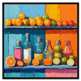 Gerahmter Kunstdruck Die Kunst der Cocktails