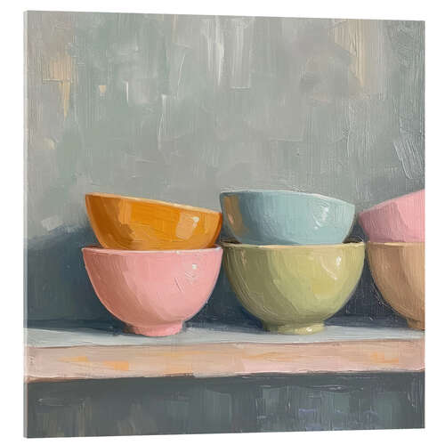 Cuadro de metacrilato Pastel pots