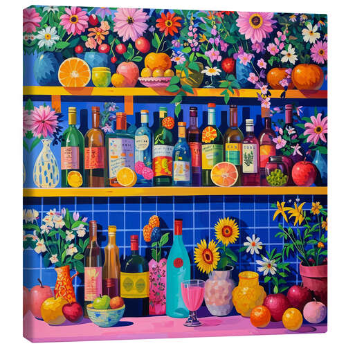 Canvas print Rainbow Cocktails II