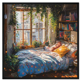 Gerahmter Kunstdruck Kissing Lights