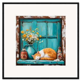Framed art print August