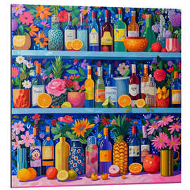 Magnettafel Regenbogencocktails I