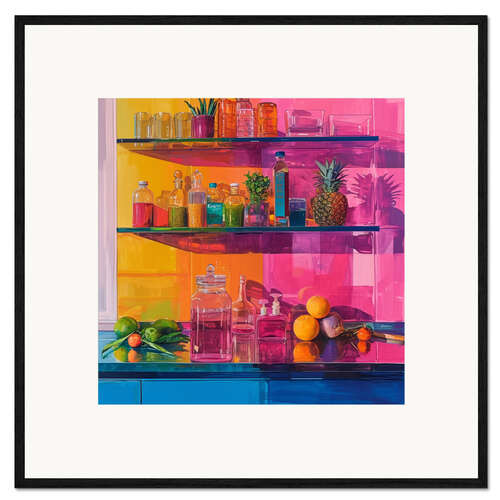 Gerahmter Kunstdruck Utensilien-Utopie