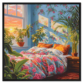 Gerahmter Kunstdruck Guten Morgen Sonnenschein