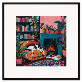 Framed art print The Silent Library - DejaReve