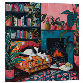 Magnettafel Die stille Bibliothek