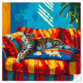 Naklejka na ścianę Lazy Colours