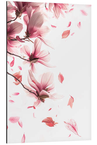 Tableau en aluminium Spring Dream in Pink