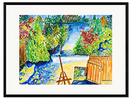 Plakat artystyczny premium w ramie New Studio View