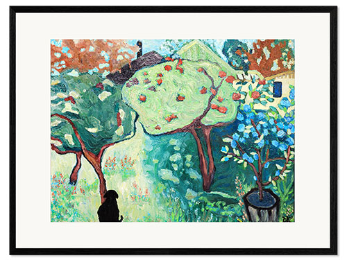 Framed art print Dog’s Tree View