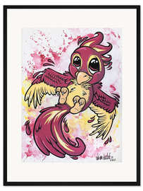 Gerahmter Kunstdruck Phönix