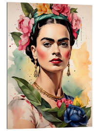 Tableau en plexi-alu Frida Kahlo in the Sunlight