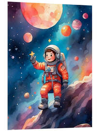 Foam board print Astronaut Boy II