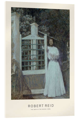 Acrylglasbild Der Mann im Mond, 1929 - Robert Reid