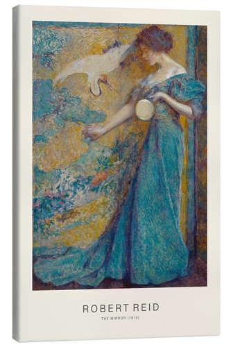 Canvas print The Mirror, 1910 - Robert Reid