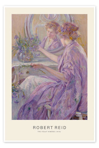 Póster The Violet Kimono, 1910 - Robert Reid