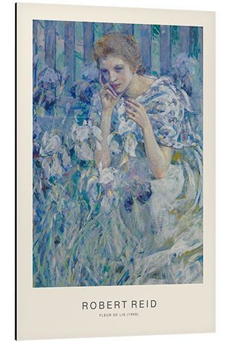 Aluminiumsbilde Fleur de Lis, 1900 - Robert Reid