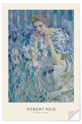 Wandsticker Fleur de Lis, 1900 - Robert Reid