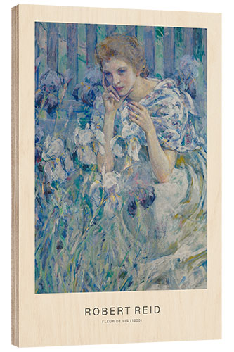 Puutaulu Fleur de Lis, 1900 - Robert Reid