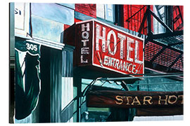 Aluminium print Star Hotel, 1978