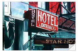 Sticker mural Star Hotel, 1978