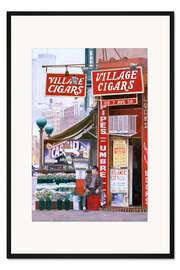 Gerahmter Kunstdruck Village Cigars, 2007