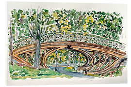 Acrylic print Gothic Bridge, Central Park - Anthony Butera