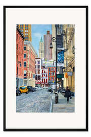 Gerahmter Kunstdruck Canal St. from Mercer St., NYC, 2012