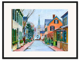 Gerahmter Kunstdruck George St., Lambertville, 2016