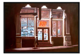 Gerahmter Kunstdruck Spring Street Market, 1986