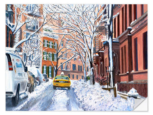 Adesivo murale Snow, West Village, NYC, 2012