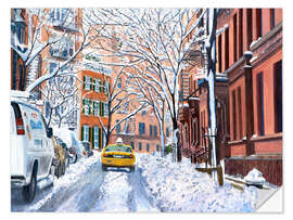 Wandsticker Snow, West Village, NYC, 2012