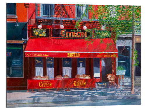 Aluminiumtavla Bistro Citron, NYC, 2012