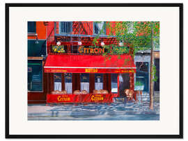 Gerahmter Kunstdruck Bistro Citron, NYC, 2012