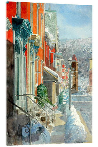 Tableau en verre acrylique Jim Thorpe, Snow, 2005