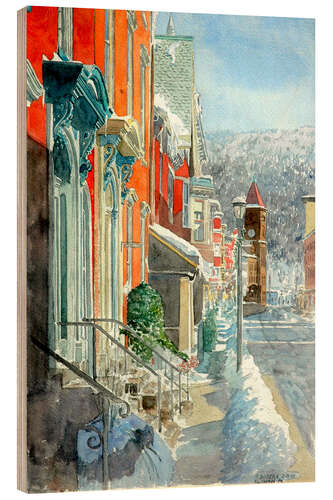 Obraz na drewnie Jim Thorpe, Snow, 2005