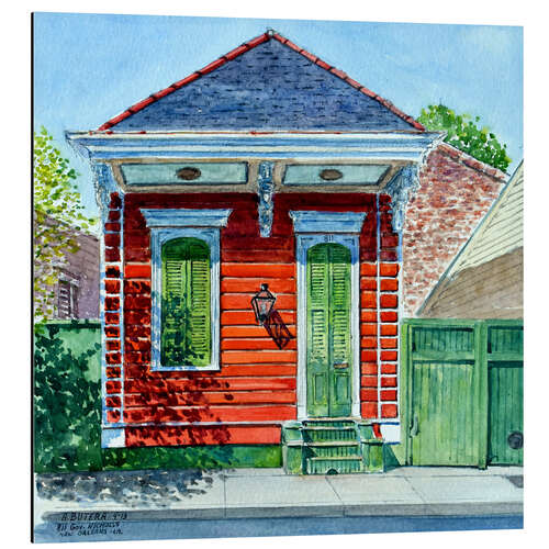 Stampa su alluminio Shotgun House, New Orleans, 2013