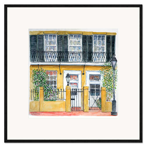 Impresión de arte enmarcada New Orleans, Dauphine Street, 2008