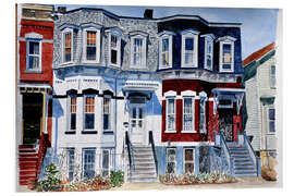 PVC print Historic Homes, NYC, 2006