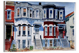 Magnettafel Historische Wohnhäuser, NYC, 2006