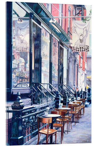 Obraz na szkle akrylowym Cafe Della Pace, East 7th Street, New York City, 1991