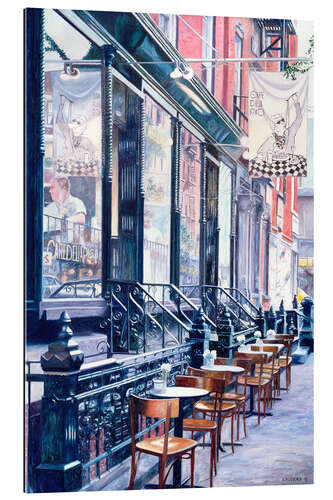 Quadro em plexi-alumínio Cafe Della Pace, East 7th Street, New York City, 1991