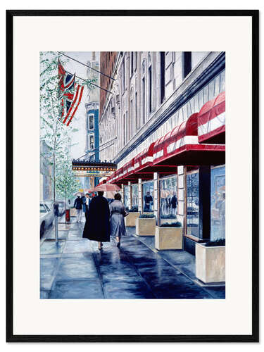 Kehystetty taidepainatus Madison Avenue, 1984