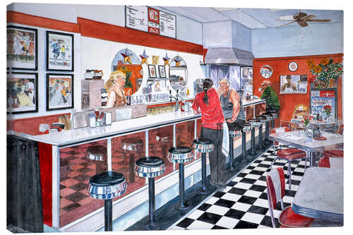 Canvas print Interior, Soda Fountain, NYC, 2012