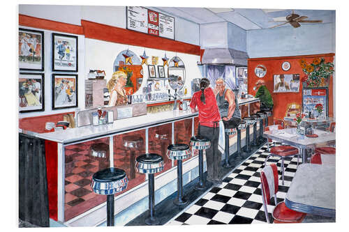 PVC-tavla Interior, Soda Fountain, NYC, 2012