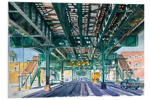 PVC print Under the El, 2013