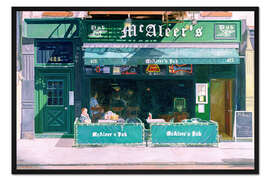 Gerahmter Kunstdruck McAteer's 80th and Amsterdam Avenue, N.Y.C, 2006